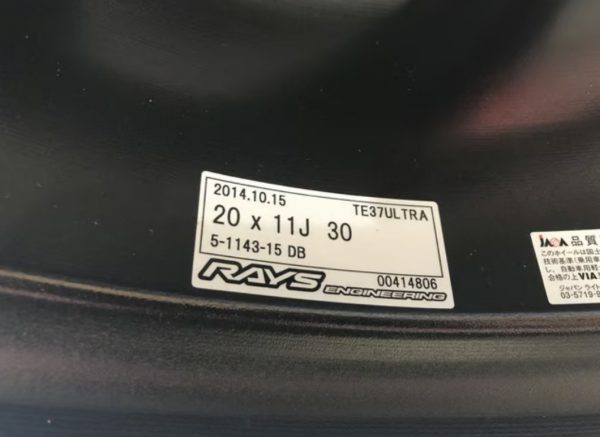 TE37 Ultra GTR Wheels size  (Square setup) - Image 3