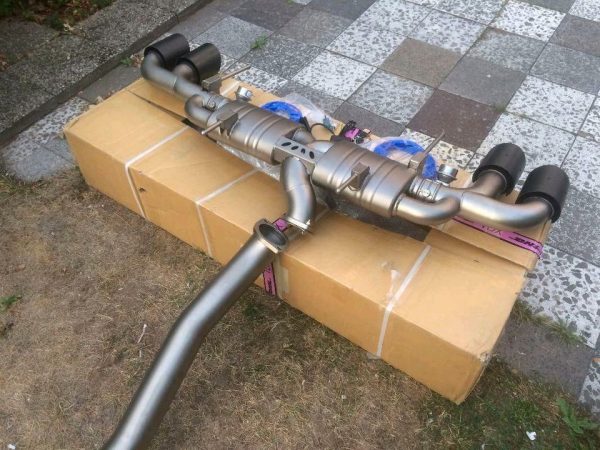 NISSAN GTR R-35 GT-R flap exhaust sport exhaust carbon - Image 3