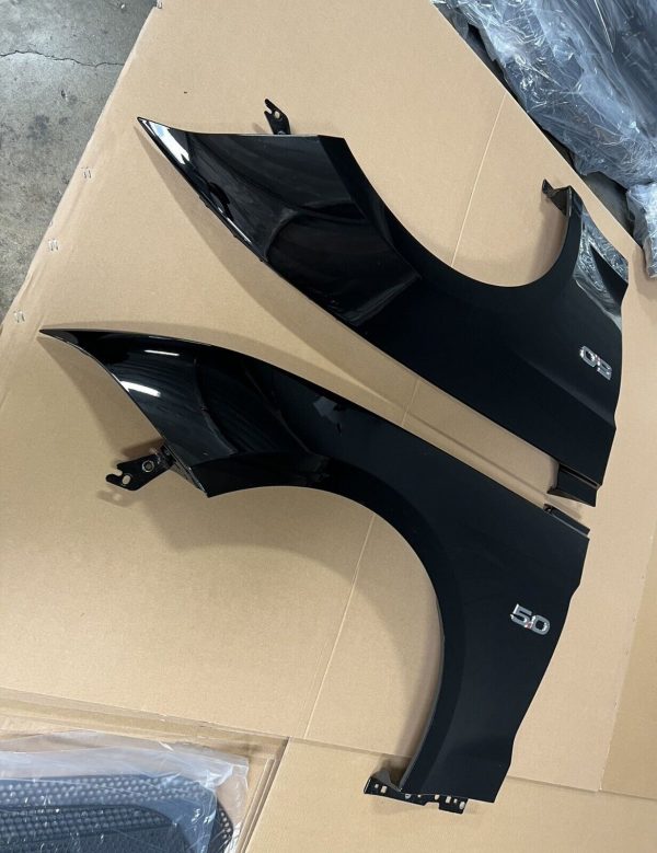 2018-2023 Ford Mustang Factory OEM Fenders Shadow Black. - Image 2