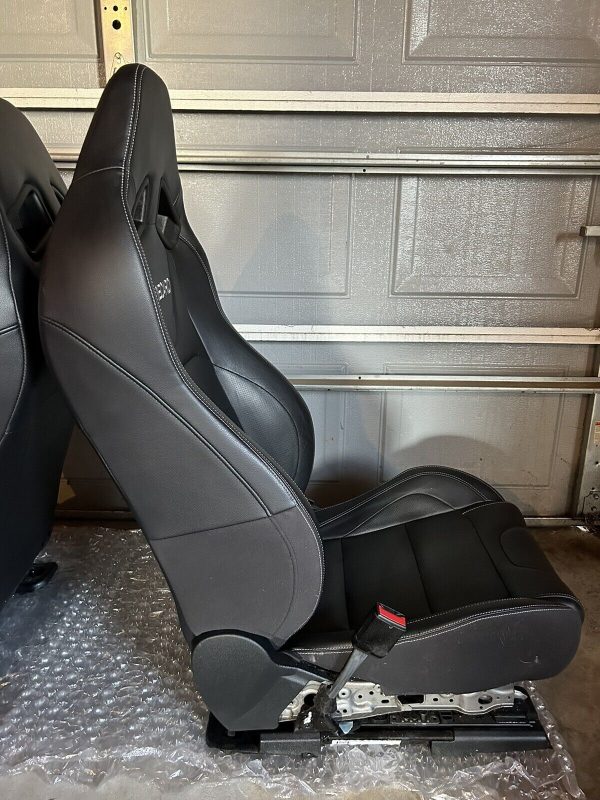 Mustang Oem Recaro Black Leather Seats 2015-2019 - Image 4