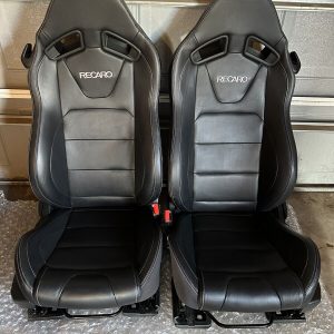 Mustang Oem Recaro Black Leather Seats 2015-2019