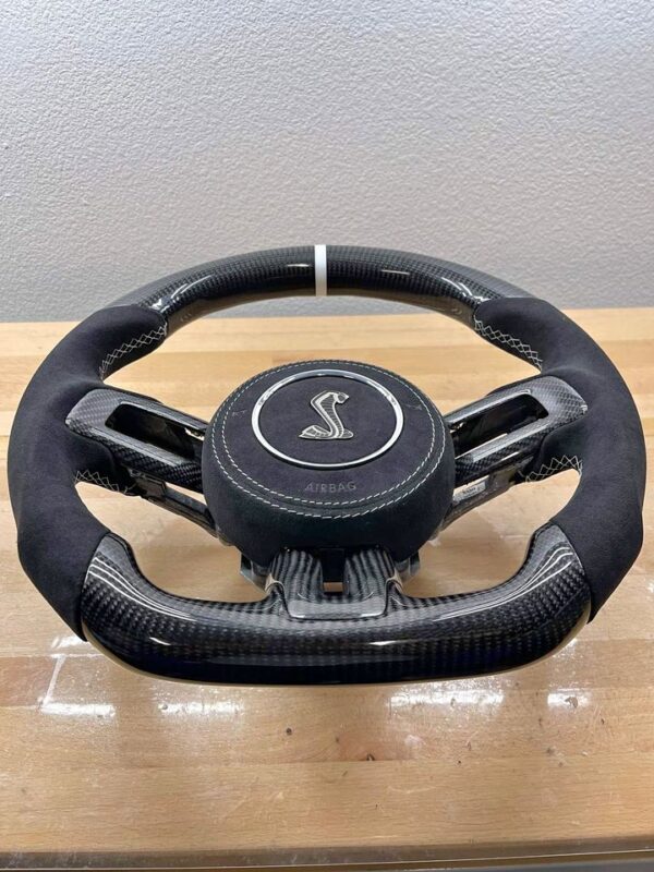 2020+ Mustang Shelby GT500 Carbon Steering Wheel - Image 2