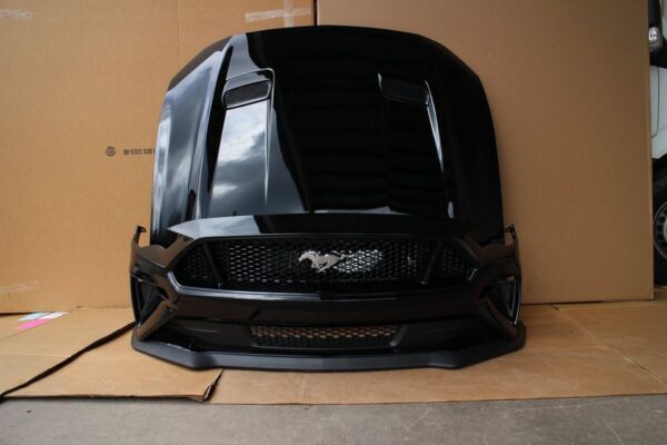 2018-23 FORD MUSTANG GT hood bumper set absolute black - Image 2