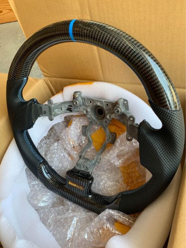 2009+ GTR Steering Wheel Nissan R35 Carbon Fiber Brand New - Image 3
