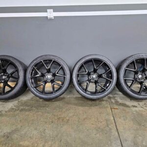 4 LMR SP2 PP2 black mustang wheels