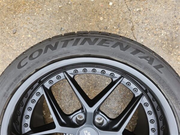 19" NICHE VICE M226 5x4.5 5x114.3 GLOSS/MATTE BLACK WHEELS TIRES MUSTANG GT - Image 7