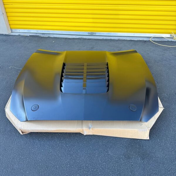 Ford Mustang GT500 style Aluminum Hood with air scoop