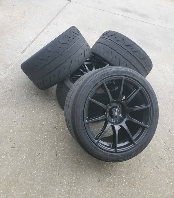 mustang gt APEX wheels with falken azenis tires