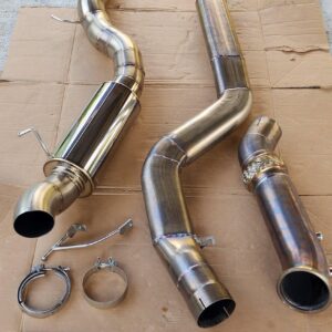 Toyota Supra Boostin Performance Heritage 4in Catback Exhaust / 4in Catless Downpipe
