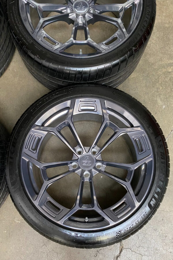 Mustang 20'' Project 6Gr Ten-D Fully Forged Polished Wheel And Tire - Image 10