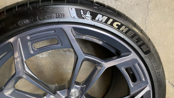 Mustang 20'' Project 6Gr Ten-D Fully Forged Polished Wheel And Tire - Image 9